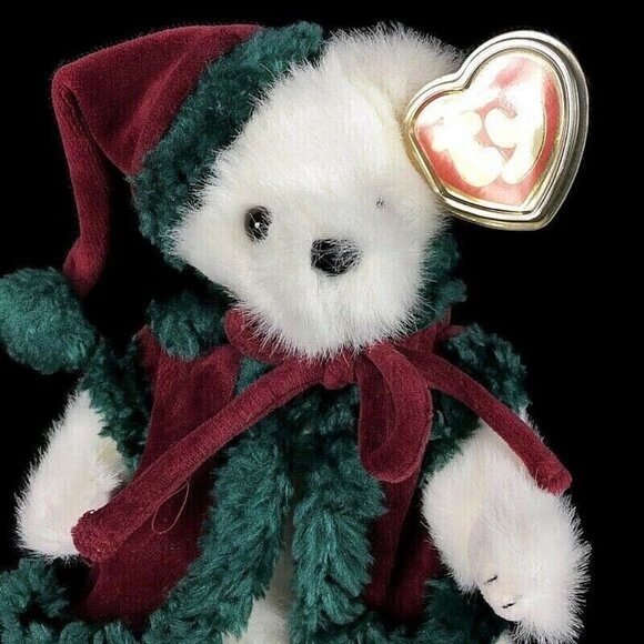 Ty Beanie Baby Klause Christmas plush Teddy Bear with origional tag - Picture 7 of 7